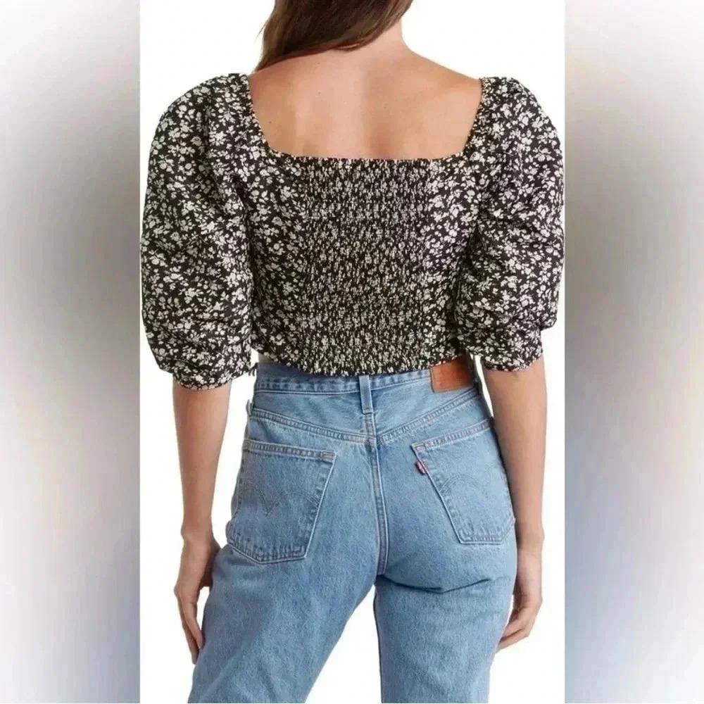 Levi's Women's 3/4 Sleeve The Statement Blouse Standard Fit Sz. Small NWT - Picture 5 of 8